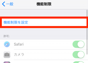 機能制限 アクセス制限 Safari Macmac Jp